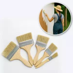 유성 페인트붓 2인치 평붓 막붓 도장용 브러쉬 작업용 DIY 인테리어 붓
