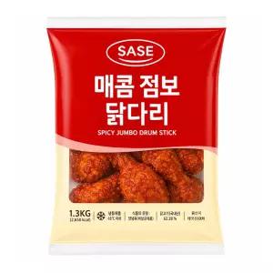 [가공식품센터(무)](냉동) 사세 매콤 점보 닭다리 1.3kg