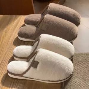남여 퍼 거실화 슬리퍼 수족냉증 보온 실내화 몽글몽글 공용 홈