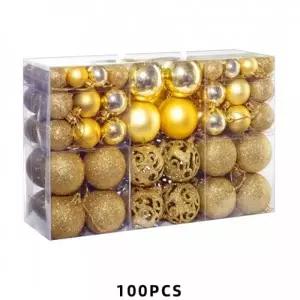 [싸더라] 크리스마스 트리 장식 볼 오너먼트 SET 100PCS