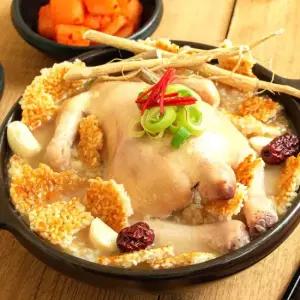 맛있는家 [국내산닭] 한우사골로 우려낸 국내산 누룽지 보양 삼계탕 1kg X 3팩