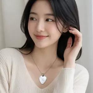 써지컬스틸 이니셜 목걸이 팬던트 펜던트 기념일 생일 선물 남녀