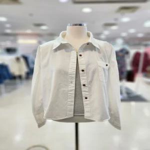 [멜로디가든]멜로디가든 여성 봄 루즈핏 투번튼 큰 카라 자켓 M26S3J101
