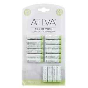 [mbTpr1_67]타이니모빌 건전지 ativa 114437 12+4팩