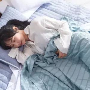 인견 홑이불 여름 침실 얇은 리플 침구 싱글 슈퍼싱글 홑겹이불