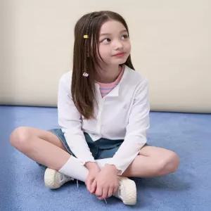 빈폴 키즈 BI6241G030 아동 가디건 유아 여아 핫썸머 차르르 골지 카디건 아이