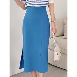 [모리스커밍홈]슬릿 포인트 롱 H라인 스커트 M2603SK031B_P419524501