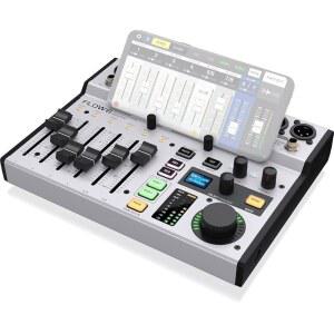 BEHRINGER FLOW 8 8-입력 디지털 믹서, 컨트롤, 60MM 인터페이스 FX 프로세서 채널 오디오 블루투스 USB 2개 및 페이더, /오디오 앱 포함