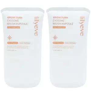 릴리이브 그로우턴 엑소좀 브러쉬 앰플 100ml x 2개 탈모증상완화에도움 헤어에센스