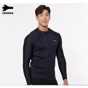 [레노마수영복](김해점)남성비치 서프짚업 래쉬가드 상의 TS19914 KK   *끈주머니증정*
