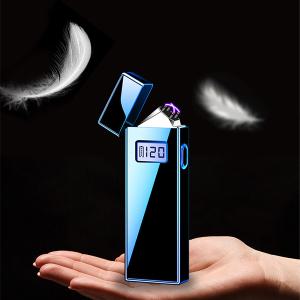 fooi 슬림한 배터리 잔량표시 충전식 전자 플라즈마 라이터