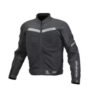 코미네 여름 오토바이자켓 메쉬 라이딩자켓 보호대상의 JK-1274 BLACK