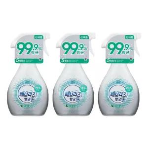 페브리즈 섬유탈취제 본품 370ml 3개입 (강력탈취/항균플러스/산뜻한향)