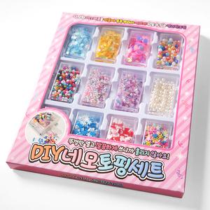 DIY 네모 토핑세트 슬라임 꾸미기 액체괴물 데코 토핑케이스 키덜트 취미 여가 선물