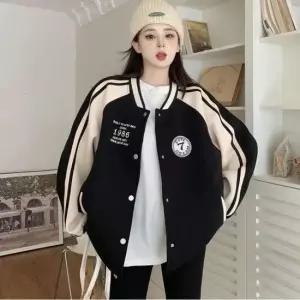 [오노마] ONM 여성 1컬러 유니크 프린팅 간절기 야구잠바 블루종 20267190)