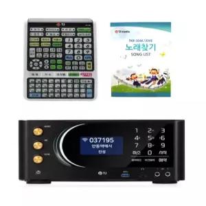 태진 TJ 가정용 노래방기기 TKR-370HK TIR-1090리모콘포함 