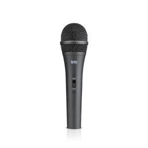 브리츠 MC-1500B2K 유선마이크 단일지향형 다이나믹 노래방 강의용 보컬 분리형 커넥트