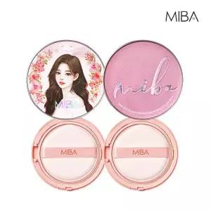 [미바] 왕쿠션 시즌3 본품 (심플 케이스, 캐릭터케이스 각1)총 2개 리필 2개
