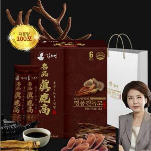 김소형원방 명품진녹고 프리미엄 6년근 홍삼 녹용 침향 선물세트 파우치 기력회복 스
