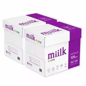 [밀크] 포토 120g A4 용지 4000매(2000매 x 2박스) SAMU(E)