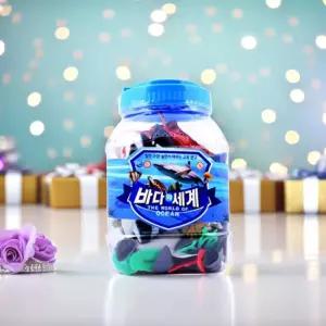 바다의세계 (대) 해양생물 바다동물 모형 17종 해조류 모형 피규어 어류 장난감 그림카드