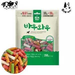 바우와우 혼합Cut 350g (강아지 간식)
