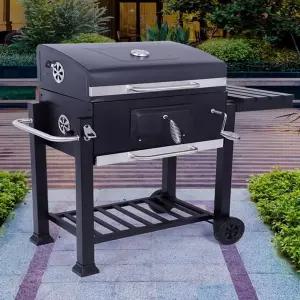 특대형 훈제 바베큐 그릴 숯불그릴 불판 화로 캠핑 야외용 BBQ