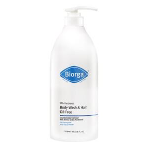 바이오가 밀크판테놀 헤어 앤 바디워시 오일프리(지성) 1000ml