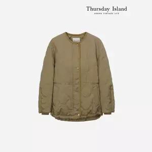 [비밀상점] [Thursday Island] 이중 퀼팅 볼륨 점퍼(T236MJP532W)