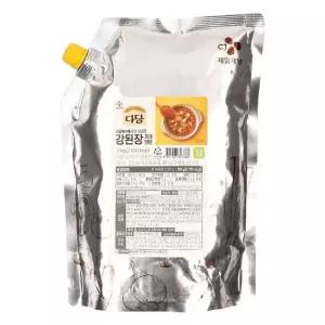 대용량 다담 강된장 찌개 양념 2KG 소스 파우치