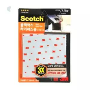 폼양면테이프 3M HRS101 고내열 10X10CM 블랙박스 부착용 제이엘생활
