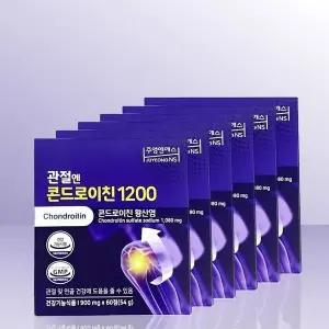 [셀러허브]주영엔에스 관절엔 콘드로이친 1200 900mg x 60정 x 6개 / iuy (S30462628)