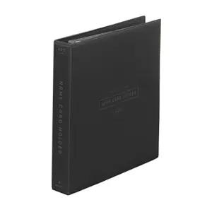 문화)실키명함철(400장 A400 검정)/명함꽂이/포카/바인더/포토카드/쿠폰함/거래처/명함첩/앨범/카드보관