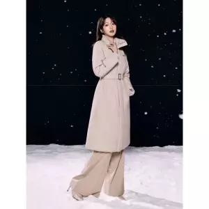 (매장)아이더 [롱패딩] 캐시미어 코트 여성 윈드스토퍼 롱 다운 자켓 DWW24559 152080