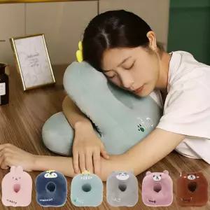 책상 베개 안고자는 캐릭터 쿠션 낮잠 곰 고양이공룡 펭귄 토끼 사무실