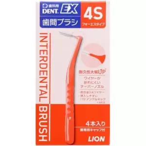 라이온 덴트. EX 치간 브러쉬 4S 레드 4pcs