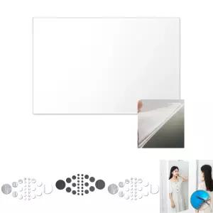 (A2 / 40x60cm) 안전 거울지 접착 40x60cm (A2) /다용도거울시트지/붙이는시트지거울/미러시트지/욕실거울