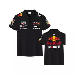 레이싱 자켓 재킷 점퍼 유니폼 모터팀 레드불 팀 F1 의류 여름 칼라 폴로 셔츠 수트 반팔 상의