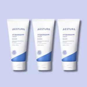 AESUTRA 에스트라 아토베리어 365 크림 80ml 3개 페이스 바디로션 수분 보습