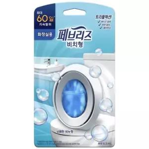 페브리즈 비치형 화장실용 방향제 상쾌한 비누향 3개