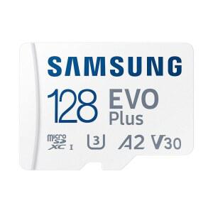 삼성 EVO Plus /SD 어댑터 128GB 마이크로 SDXC, 최대 130MB/s, 게임 장치, 안드로이드 태블릿 및 스마트폰용 확장 스토리지, 메모리 카드, MB-MC128KA /AM, 2021