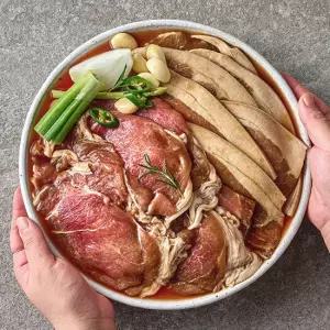 제주산 흑돼지 비법양념 칼집 왕구이 1.2kg * 2팩