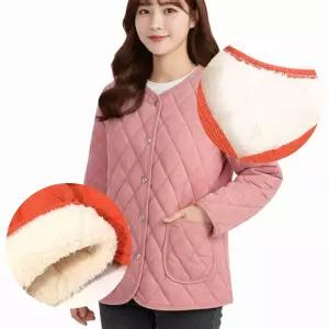 양털 누빔 자켓 따뜻한 엄마 할머니 패딩 3컬러 인기