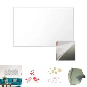 (40x60cm) 안전거울지 접 착 (A2)/필름/다용도/미술/학교/교구/미러/거울/사각/시트지/스티커/접착식거울
