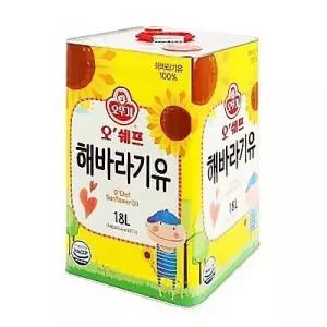오뚜기 오쉐프 해바라기유 18L