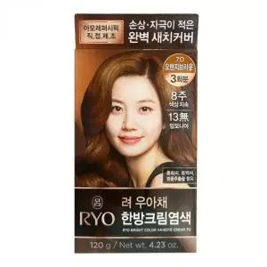 새치 커버 크림 오렌지 브라운 염색 멋내기 헤어컬러 새치전용 새치머리염색약