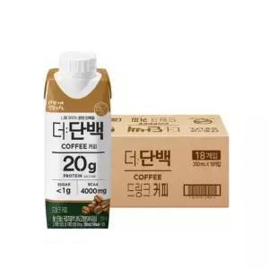 [하프클럽/기타]빙그레 더단백 커피맛 드링크 프로틴 음료 250ml 18팩