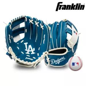 프랭클린 야구글러브 MLB LA다저스 주니어 세트 9.5인치 76099F19