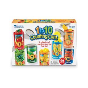 u) 러닝리소스 수학교구 수세기 푸드 통조림세트 65pcs (LER6800)