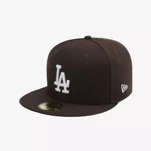공용 MLB LA 다저스 베이직 피티드캡 번트 우드 15131704